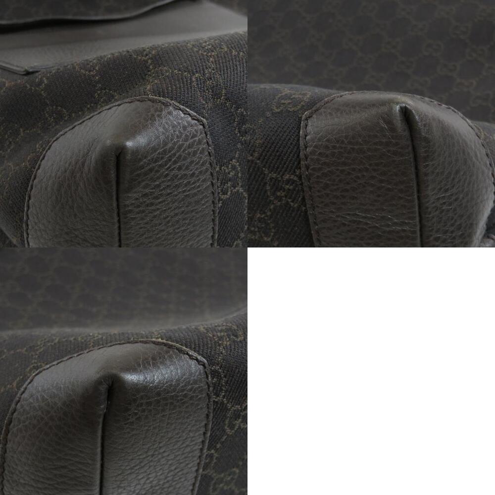 Gucci Bag Bag GG Canvas Shoulder Black Tote - Picture 10 of 11